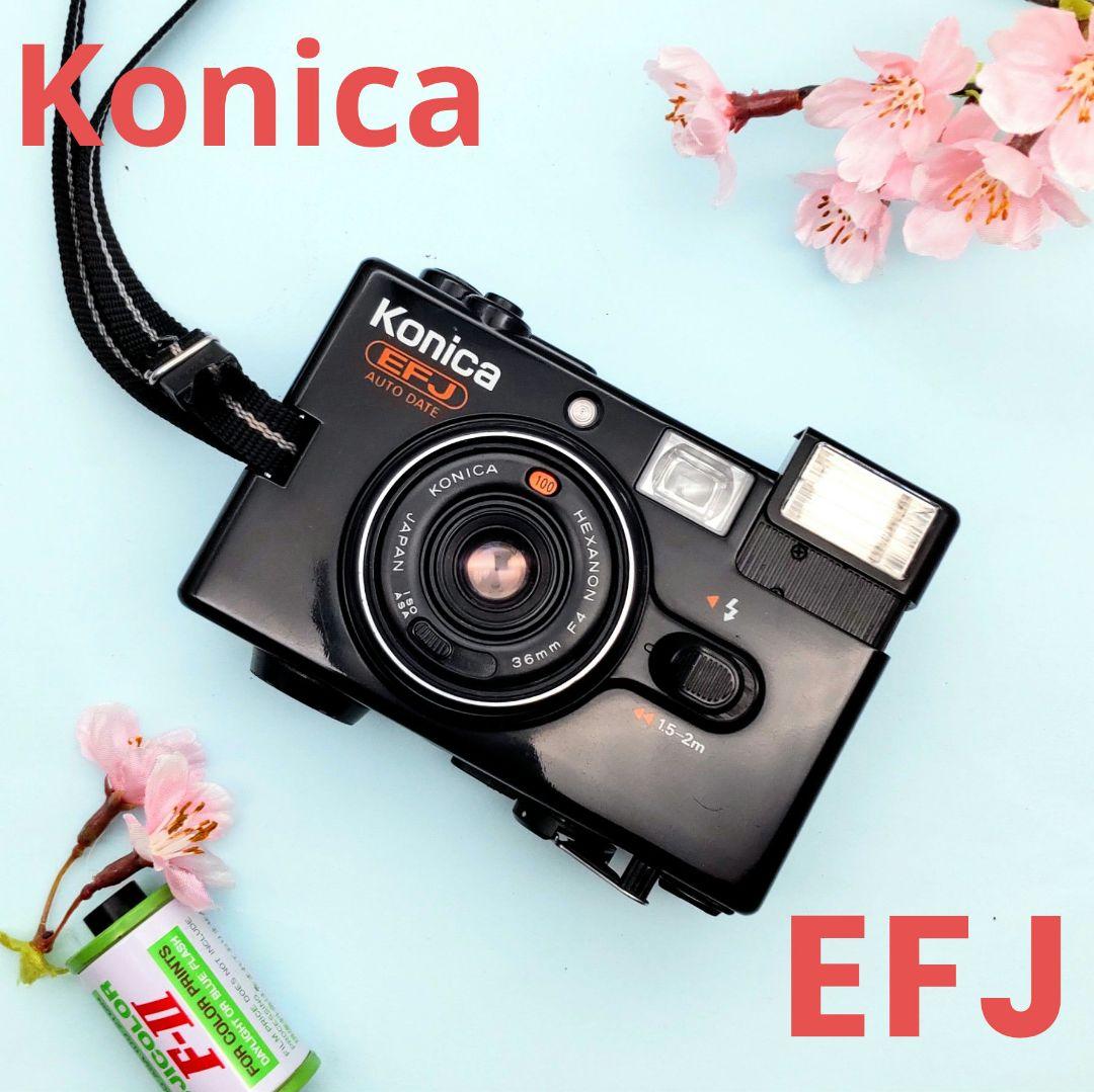 完動品◆良品【懐かしい雰囲気のエモい写り】◆昭和レトロKonica EFJ