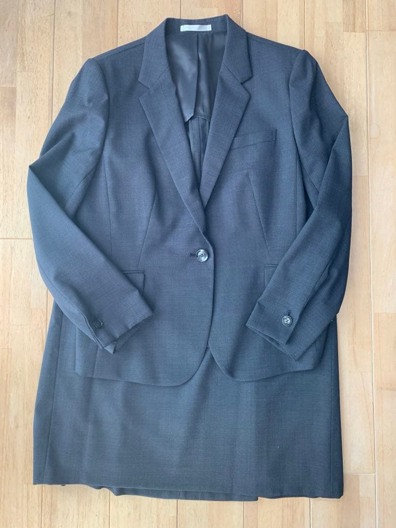 美品✨ レミュー アオキ スーツ セットアップ 洗える 15号LES MUES