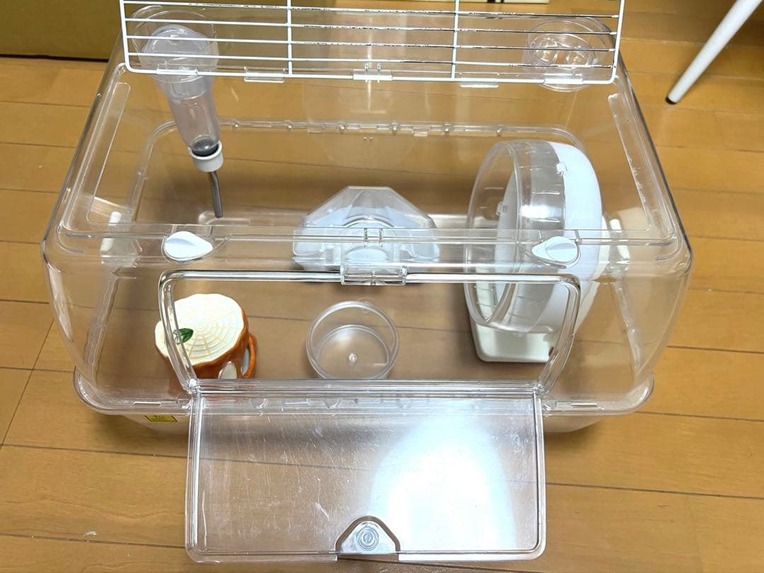 【お得なセット】ルーミィ60 回し車、トイレなど付/ハムスター　ケージ