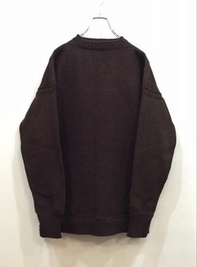 ル トリコチュール オーバーサイズ ガンジーセーター Bshop ブラック50