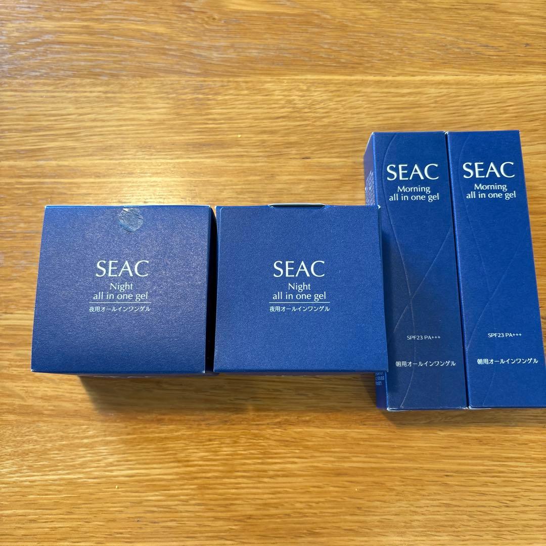 SEAC夜用昼用オールインワンゲル各50g2本づつ