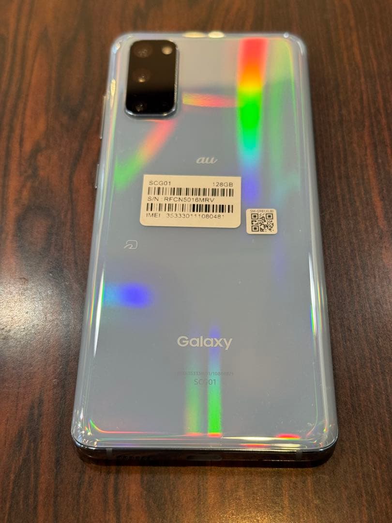 16920 Galaxy S20 5G 128GB au 本体 クリア