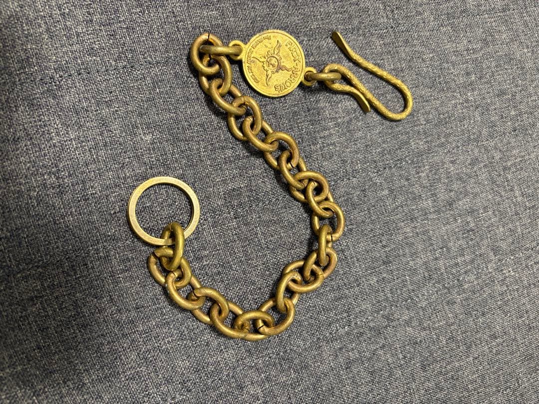 ファーストアローズウォレットチェーンブラス真鍮