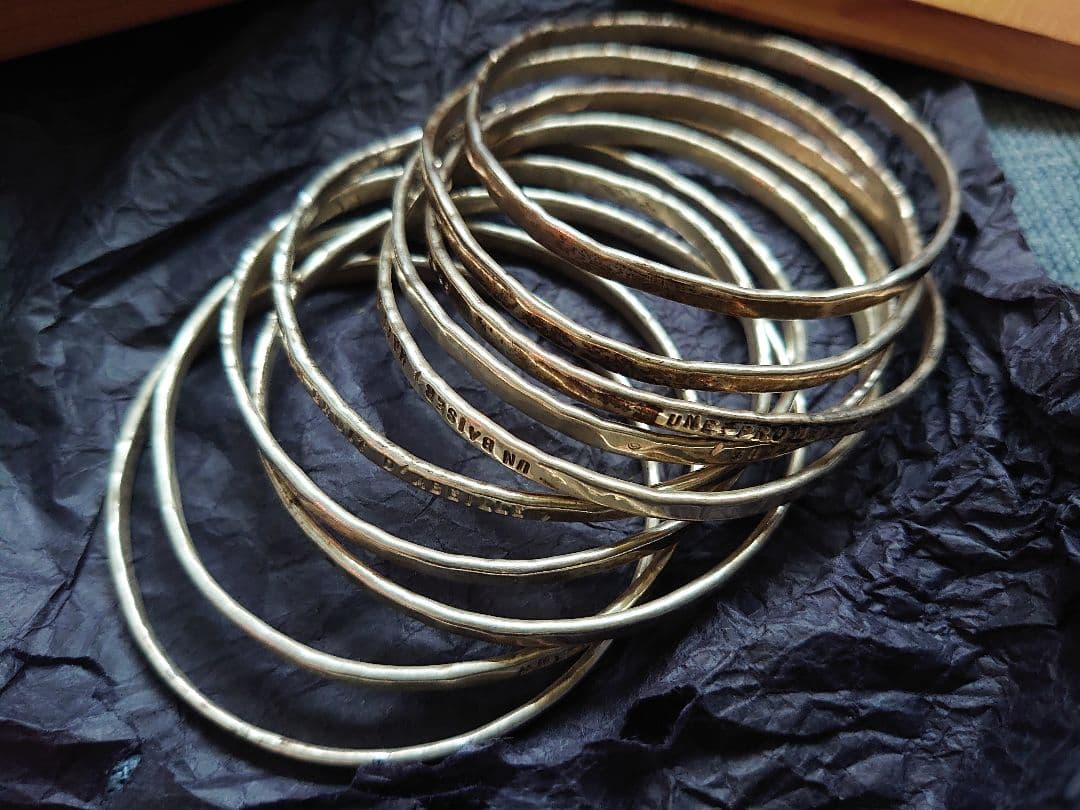 SERGE THORAVAL バングル 10本セット 木箱付き