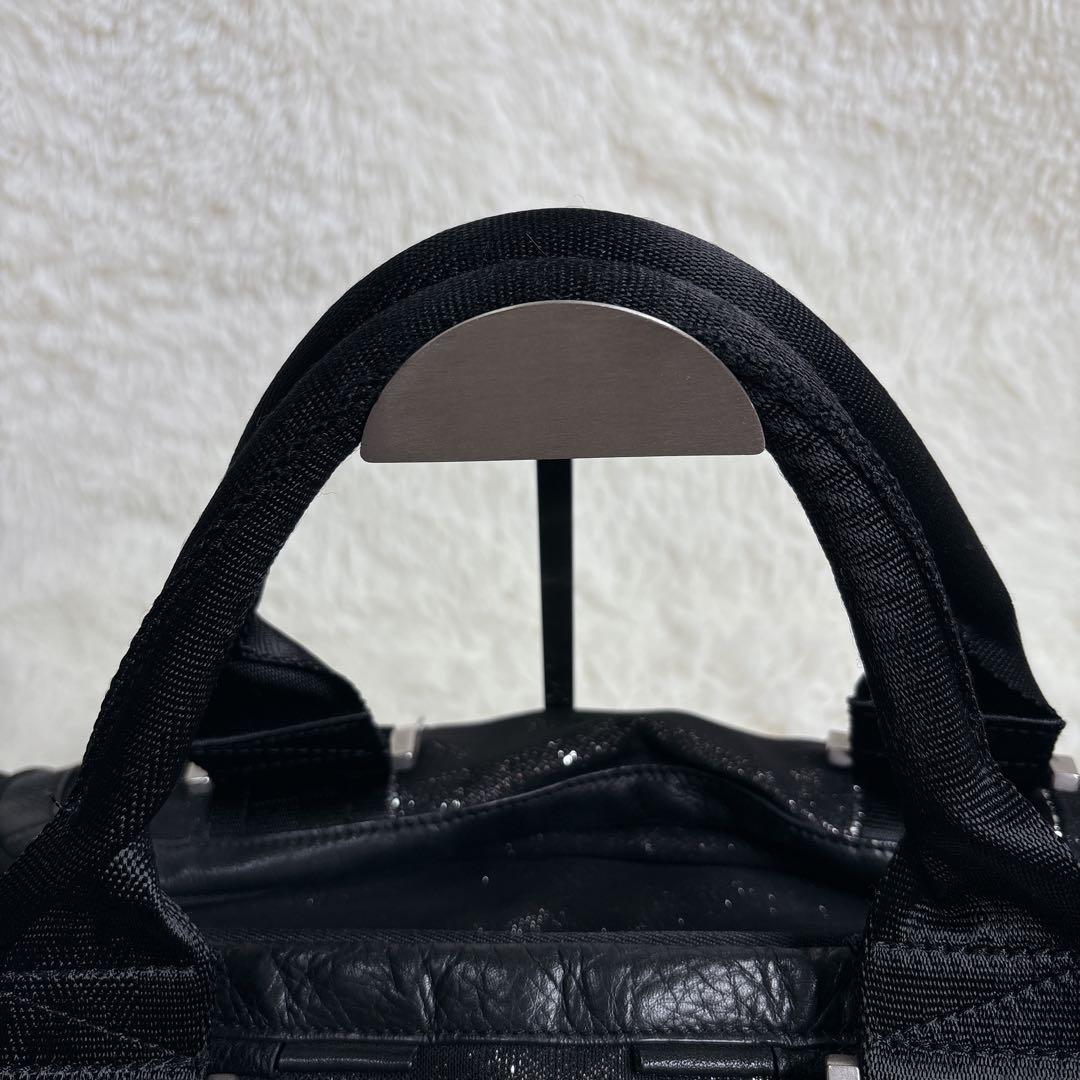 レア✨ DIESEL ボストンバッグ 牛革 ラメ 黒 y2k archive