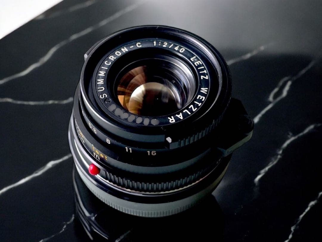 関東カメラサービスOH済票付　LEICA Summicron-C 40mm f2