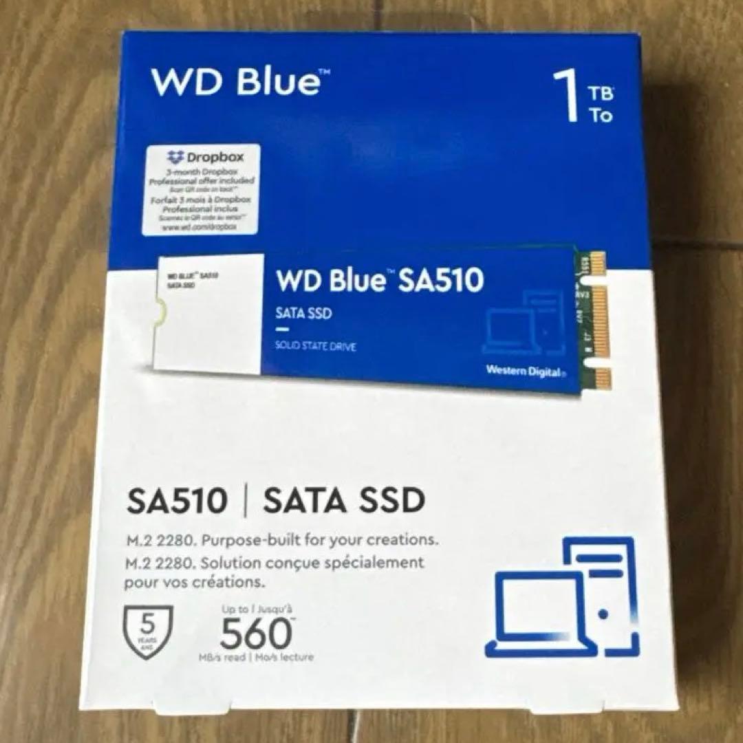 【新品】WD Blue SA510 M.2 2280 SATA SSD 1TB