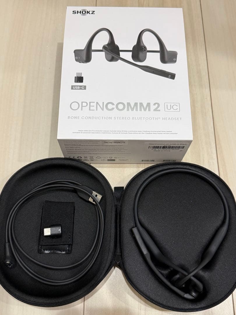 SHOKZ OPENCOMM 2 UC 骨伝導ヘッドセット
