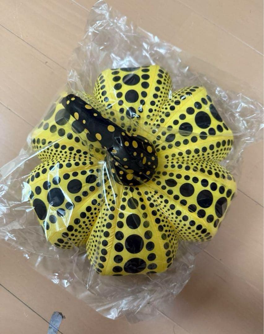 ラムフロム 草間彌生 ソフトスカルプチャー PumpkinS イエロー オブジェ