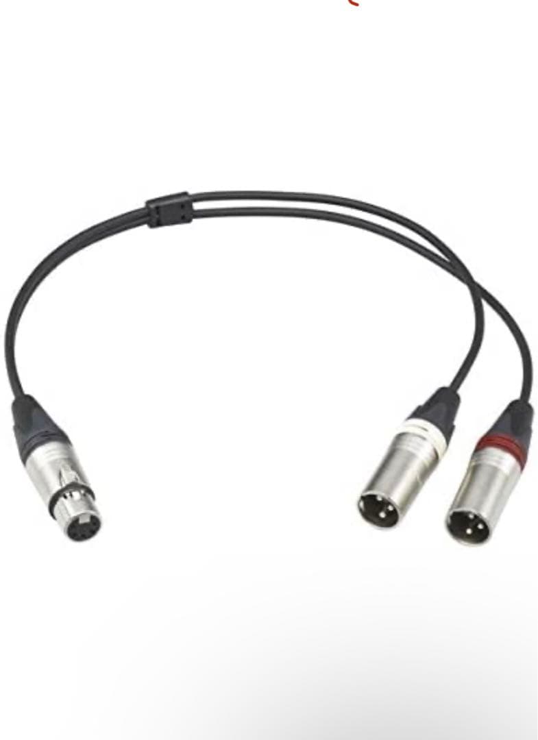 SONY エレクトレットコンデンサーマイクロホンECM-680S用変換ケーブル