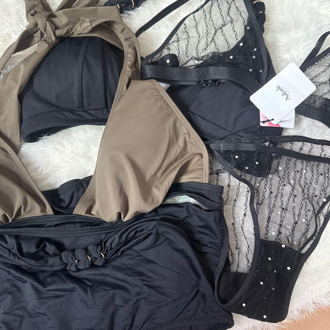 Aubade 下着・セパレート水着 ブラック・カーキ