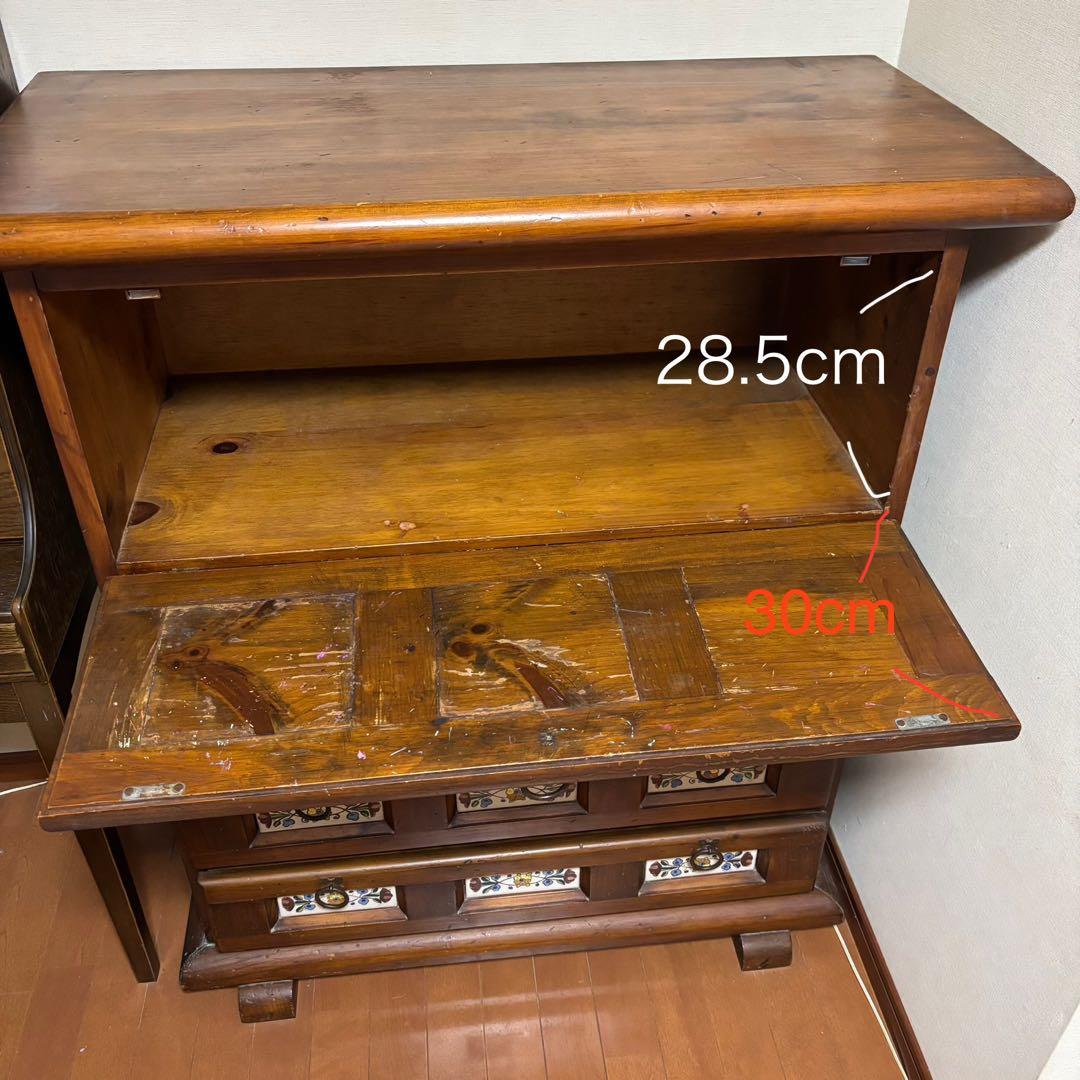 バレンシア ライティングビューロー イタリア製 アンティーク 引き出し 収納