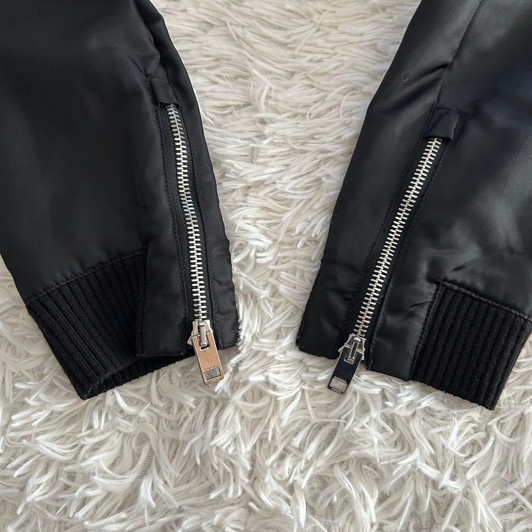 美品✨ Y2K ディーゼル 袖切替 ドッキング MA-1 テーラードジャケット