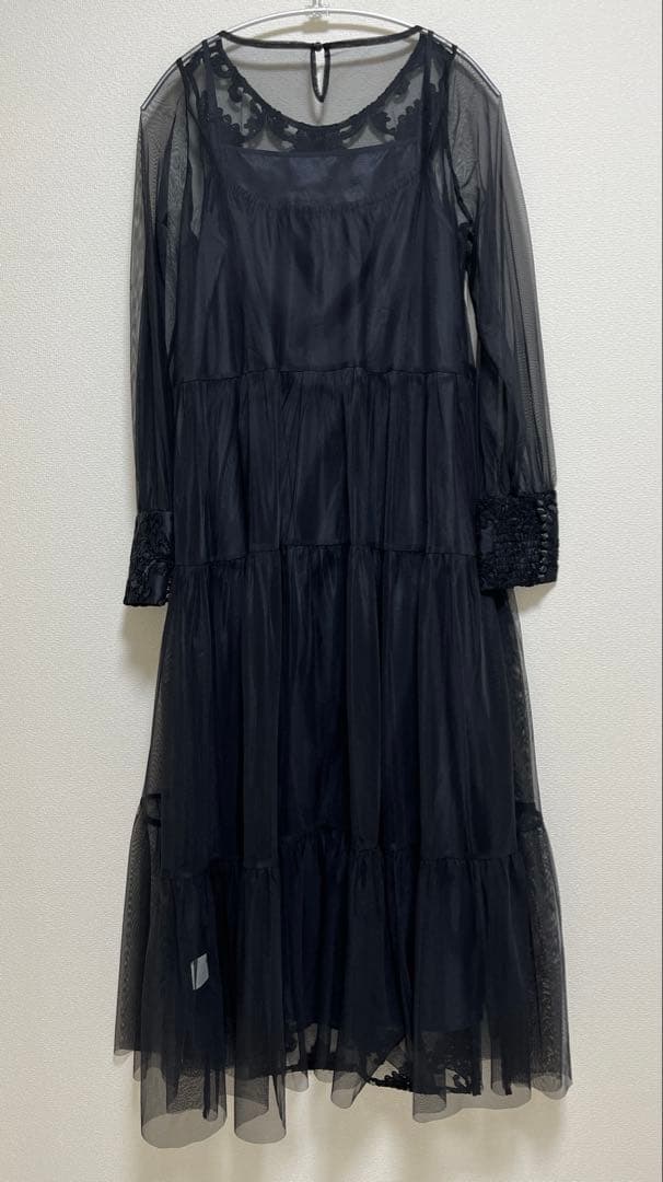 ★新品★ドリードール　モールレースサイドティアードドレス　結婚式　パーティー