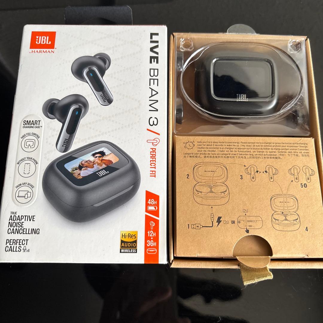 JBL LIVE BEAM 3 ワイヤレスイヤホン ブラック