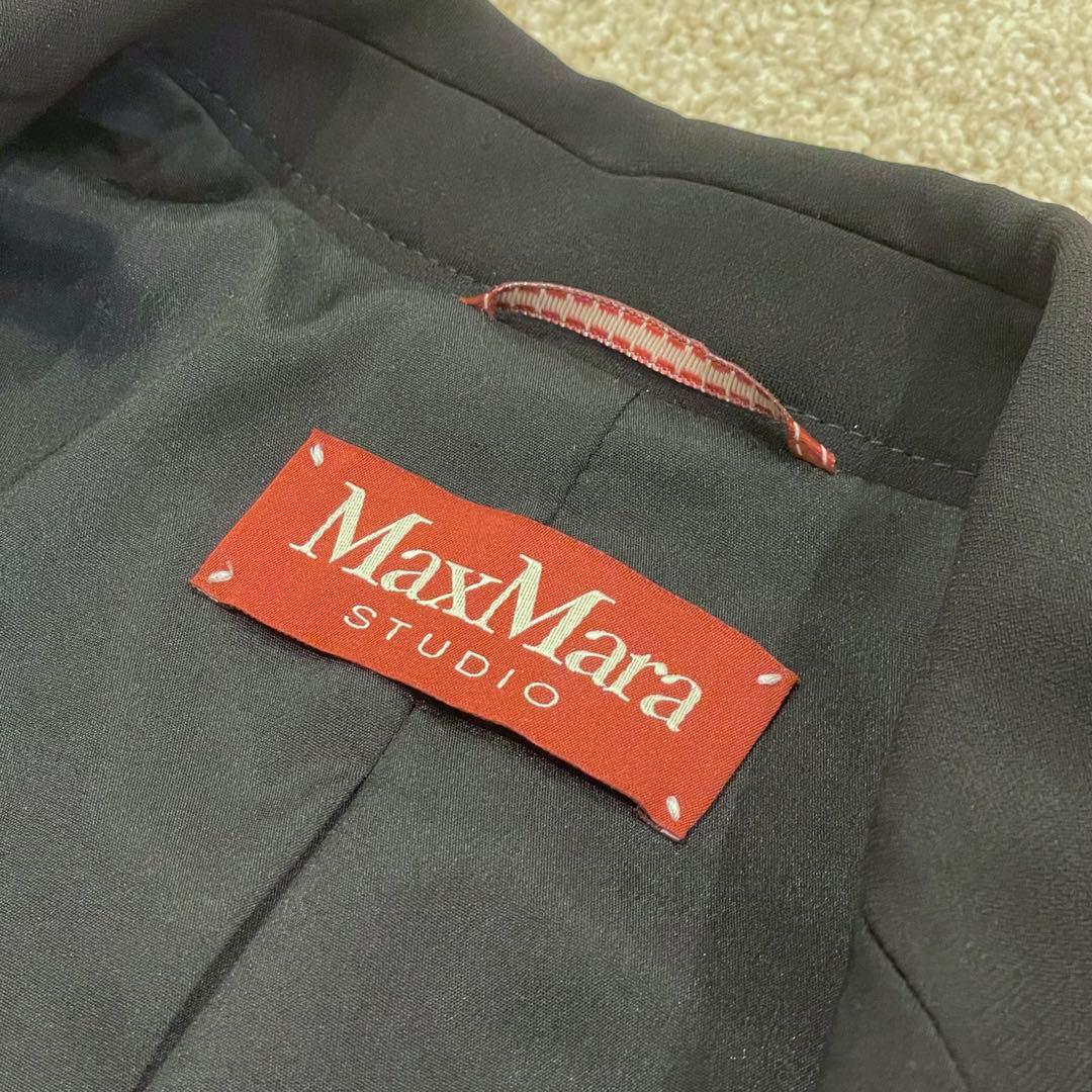 【新品】マックスマーラストゥディオ テーラードジャケット 黒 タグ・ハンガー付