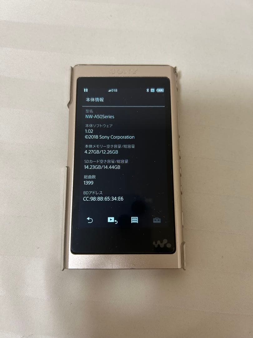 【最終値下げ】Sony NW-A55 16GB