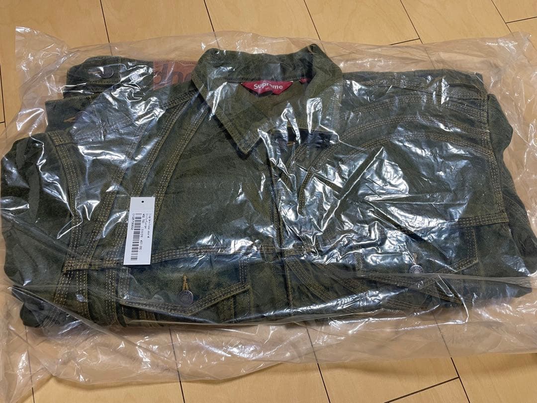最終値下げSupreme S Logo Denim Trucker Jacket