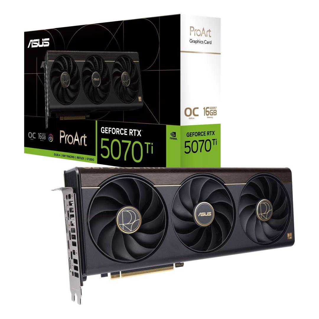 グラフィックボード・グラボ・ビデオカード ProArt GeForce RTX5070 Ti OC Edition
