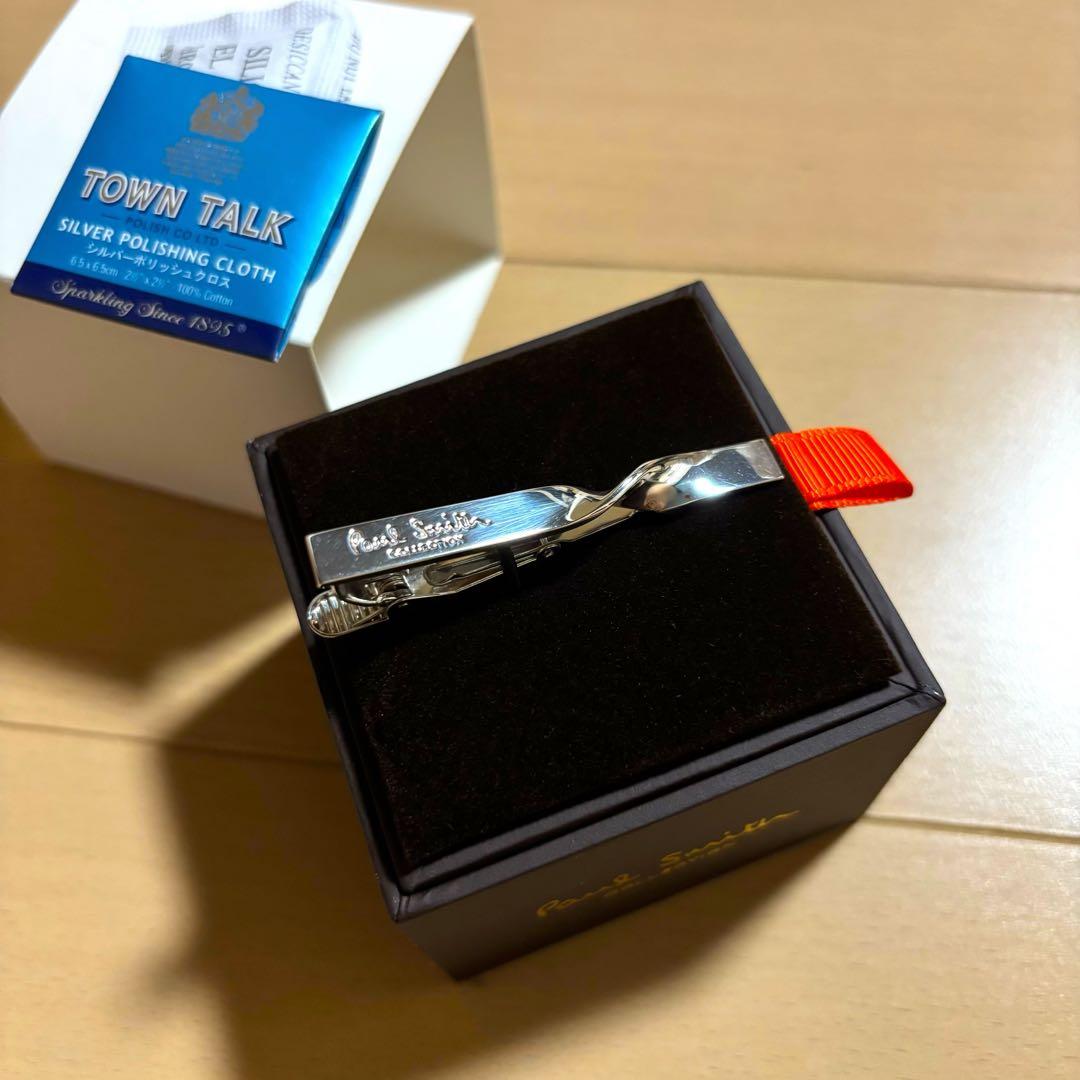 Paul Smith ネクタイピン新品　シルバー925 ツイスト　最上位モデル