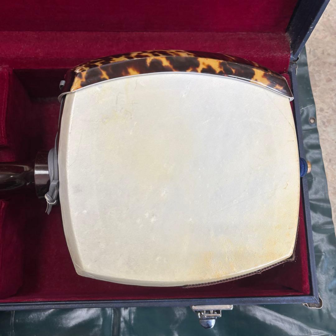 し*丸様 三味線 亀甲柄 ケース付き