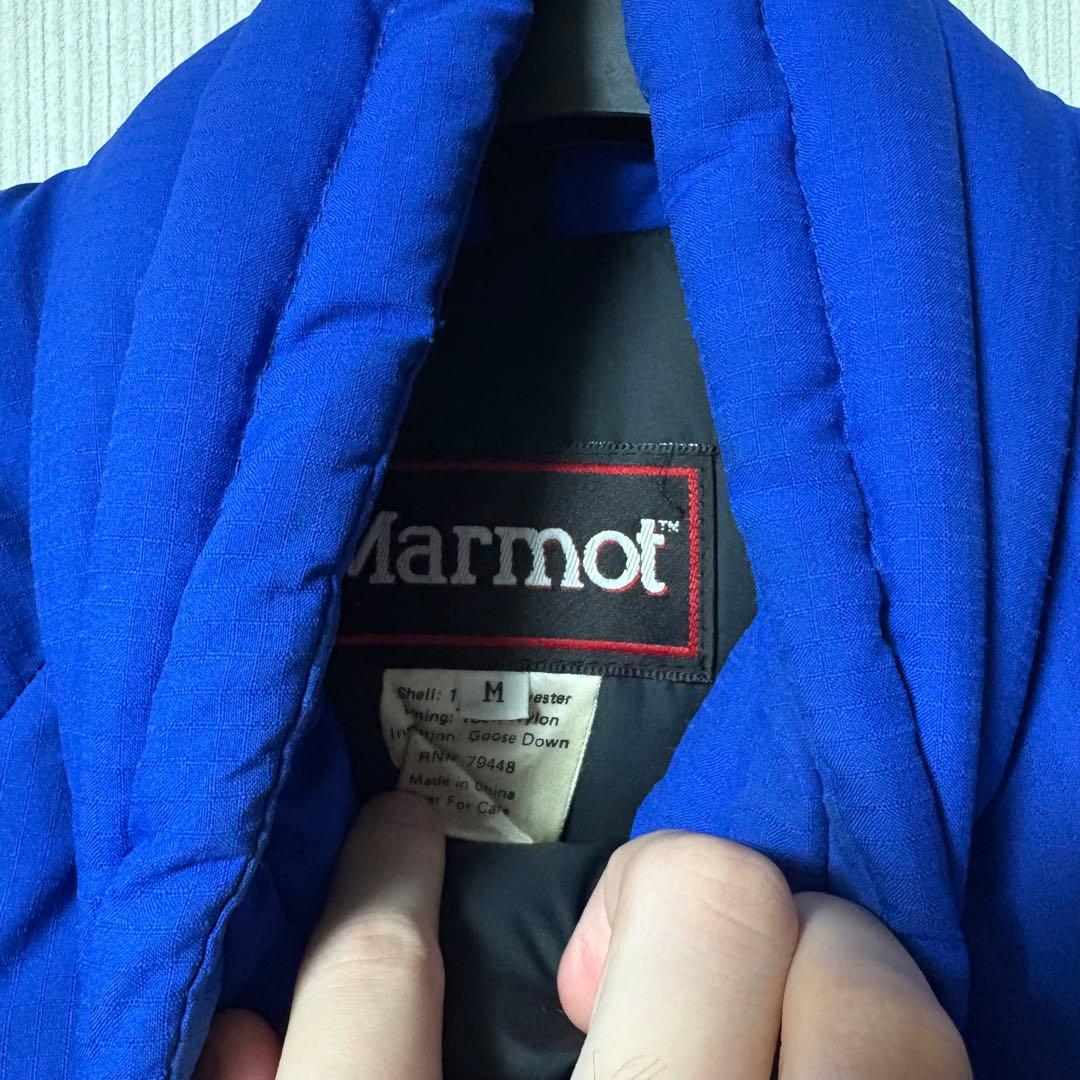 marmot マーモット ダウンジャケット ブルー 青 20周年　90s