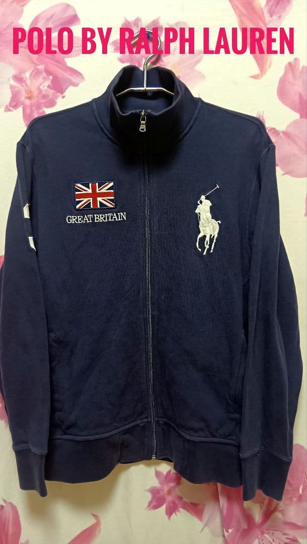 90s ポロ ラルフローレン ジップアップ ジャケット ブルゾン　L