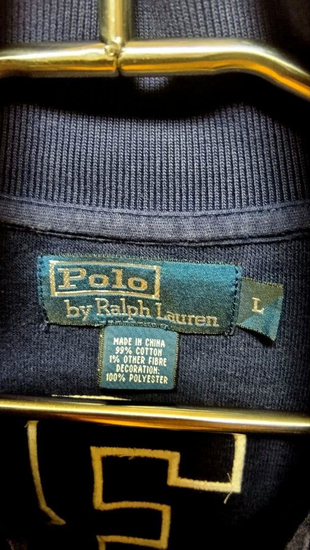 90s ポロ ラルフローレン ジップアップ ジャケット ブルゾン　L