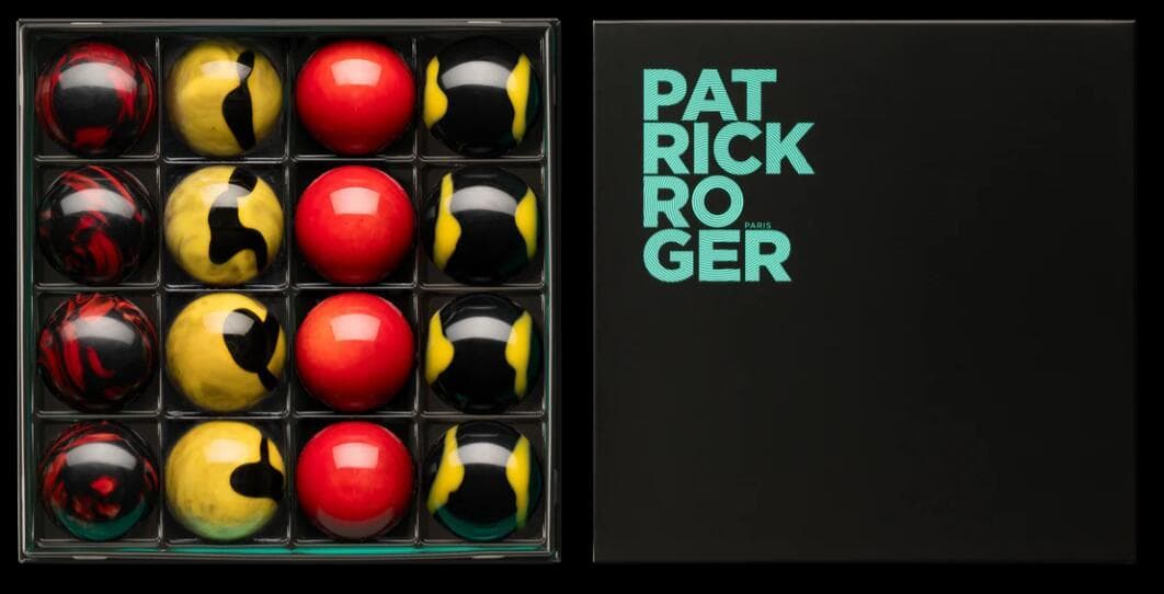 Patrick Roger パトリックロジェ氏ドームアソート 1箱16粒入り4色