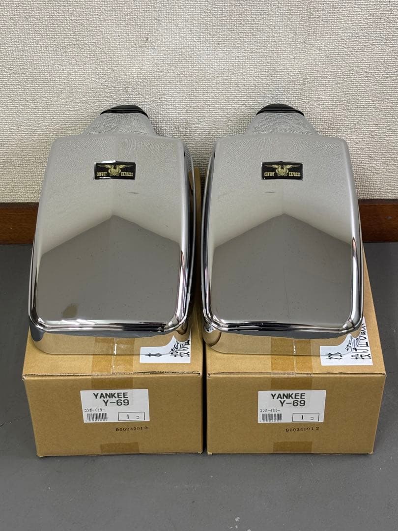 新品未使用！ メーカー廃盤品！激レア品！Y69コンボイミラー 左右SET