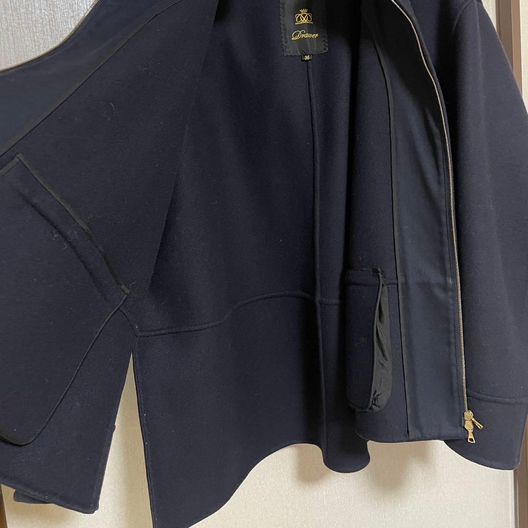 Drawer　ネイビーウールコート