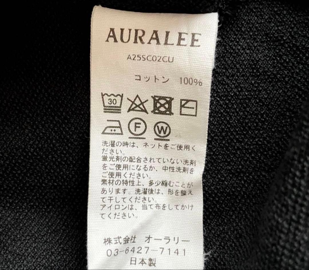 トップス 25SS AURALEE HIGHGAUGESWEATZIP CARDIGAN3