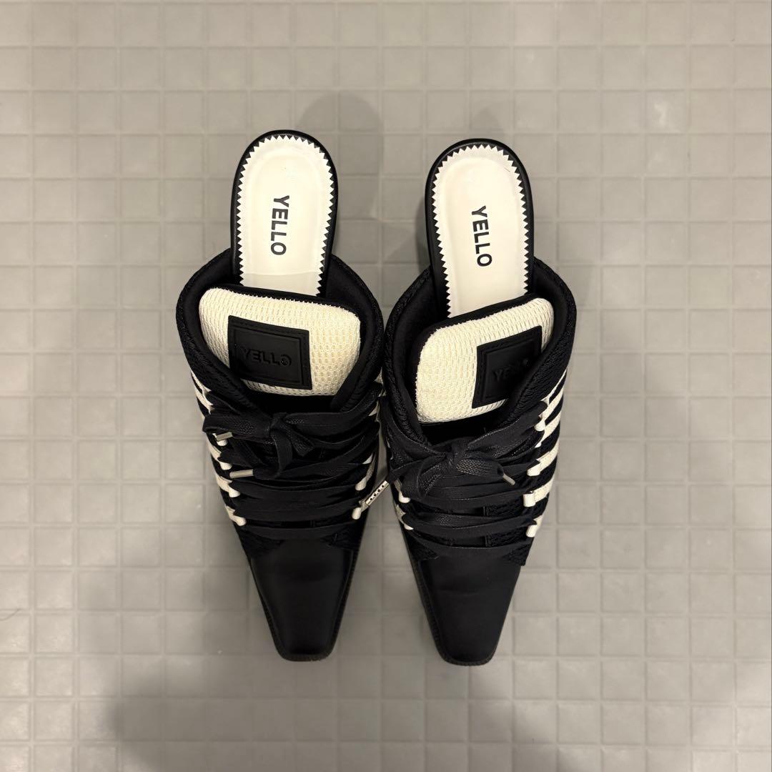 YELLO MONO SNEAKER MULES ヒールスニーカー ミュール