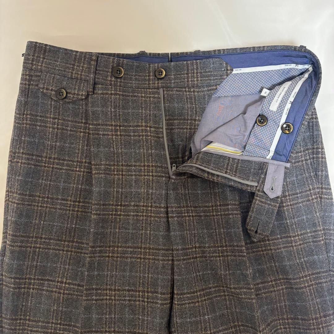 新品未使用 PT TORINO ピーティートリノ ウール パンツ スラックス46