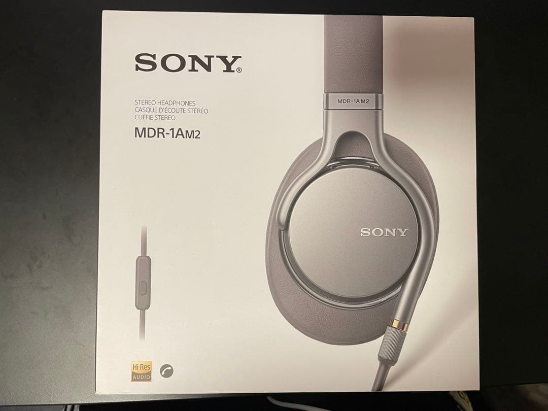 【美品】SONY MDR-1AM2 有線ヘッドホン グレー