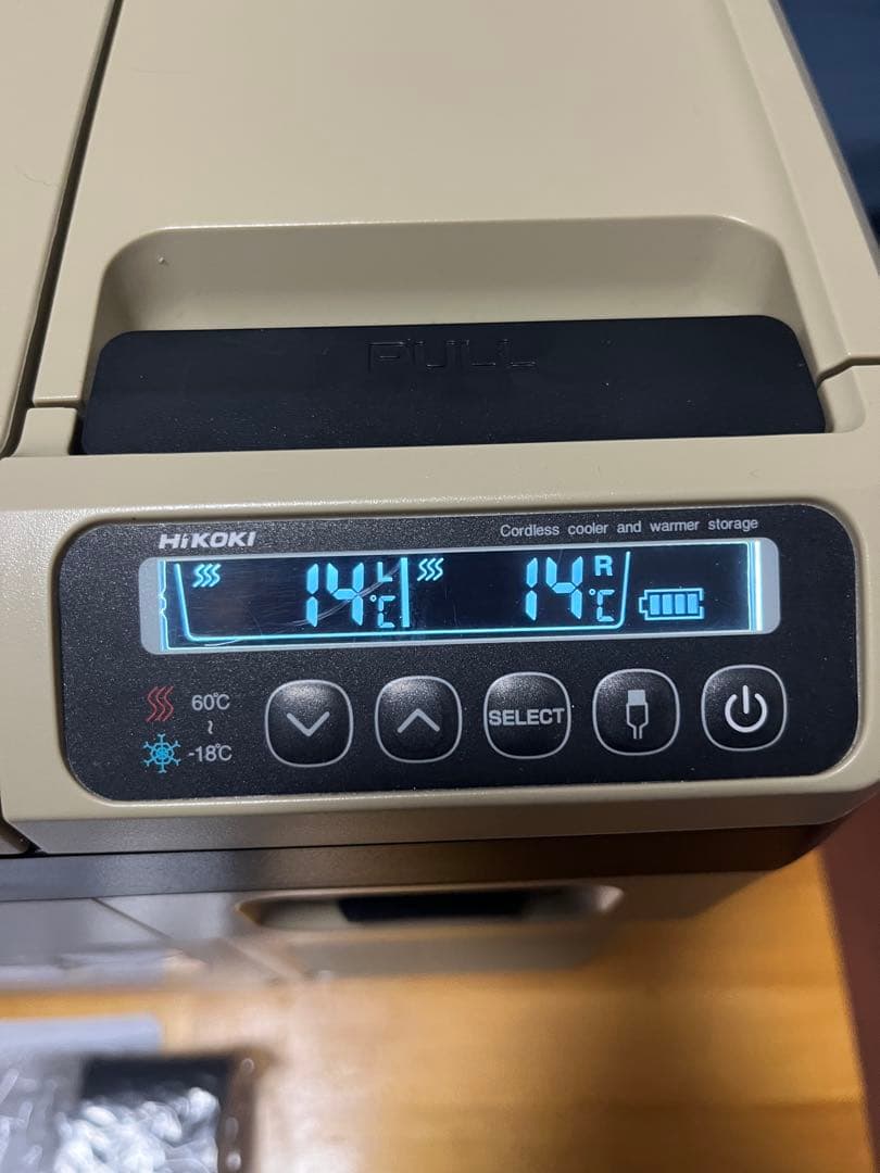 ハイコーキ　コードレス冷温庫 UL18DD バッテリー4.0Ah付　極美品