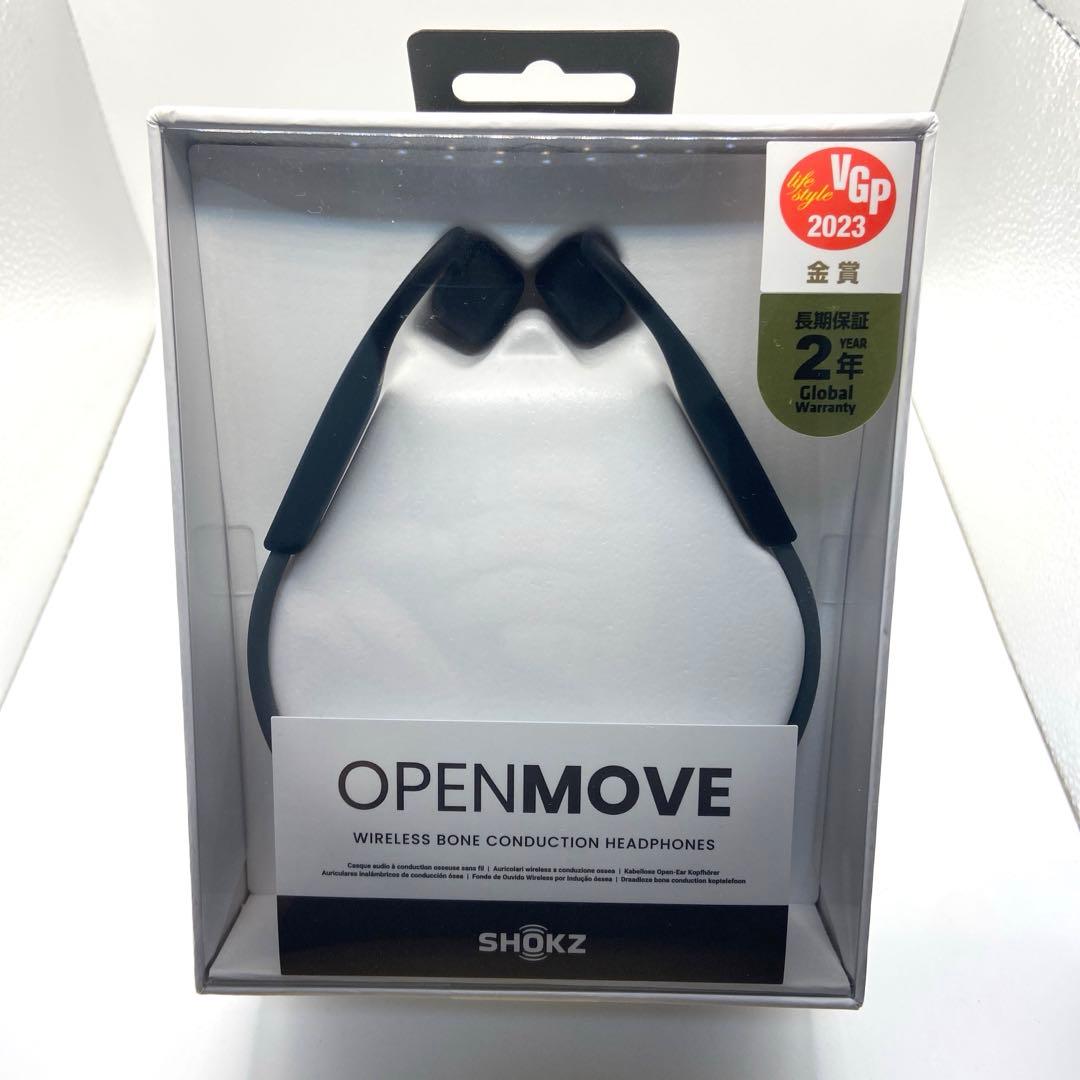 【新品未開封】SHOKZ OPENMOVE ワイヤレス骨伝導ヘッドフォン グレー