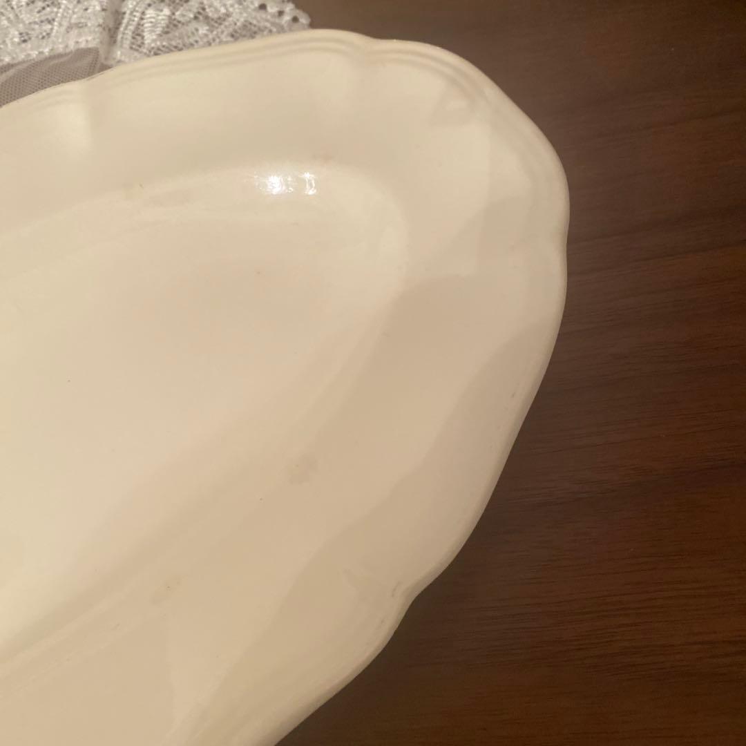 サルグミンヌ　ラヴィエ　フランス　アンティーク　花リム　蚤の市