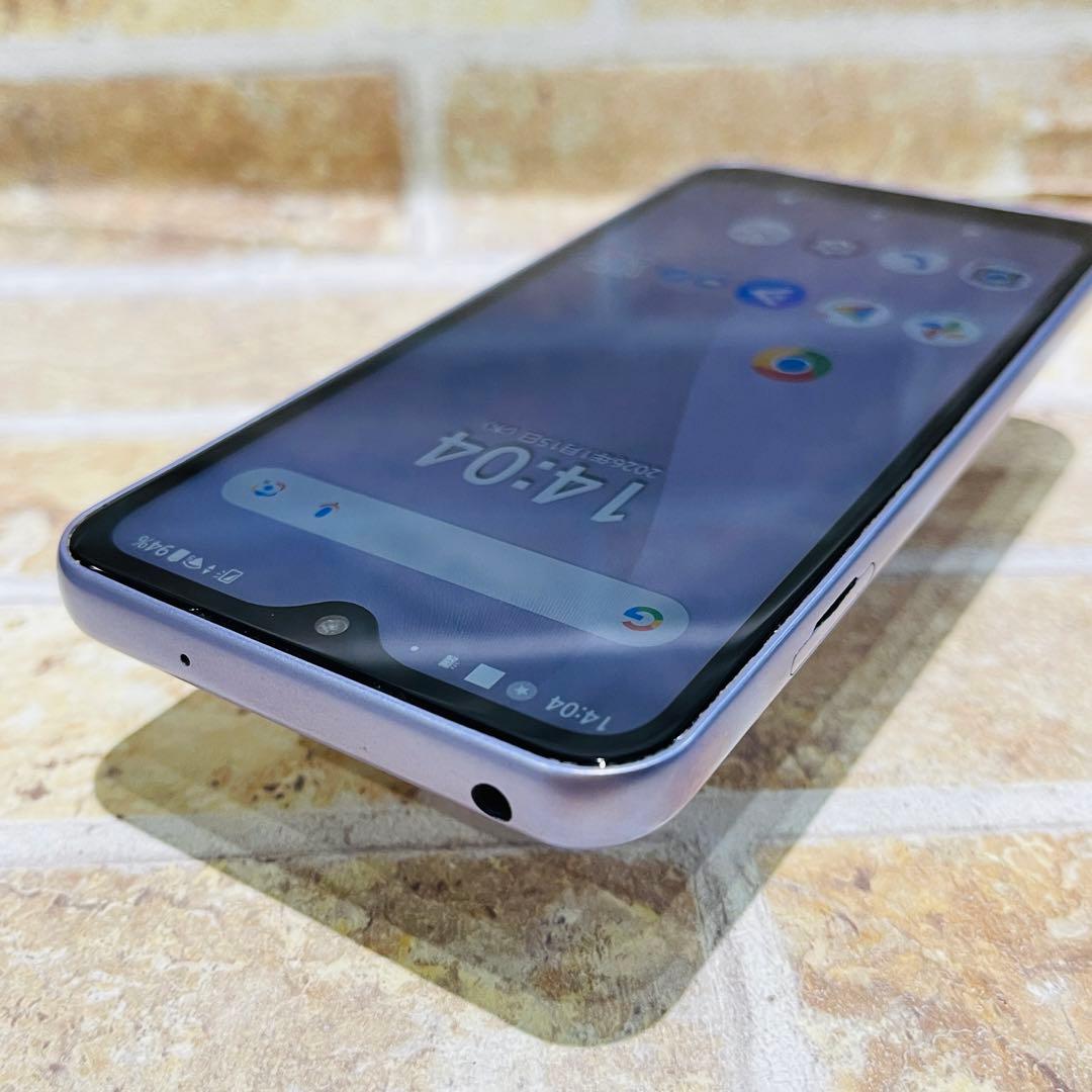 SIMフリー Fujitsu arrows We 64GB パープル 電池良好