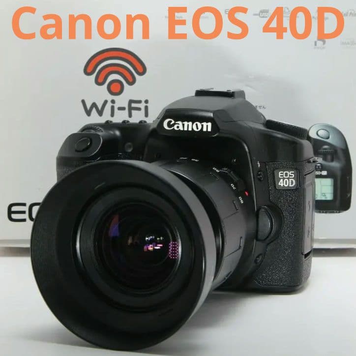 ❤Canon EOS 40D☆wifiSDでスマホ転送OK&高速連写♪元箱付❤