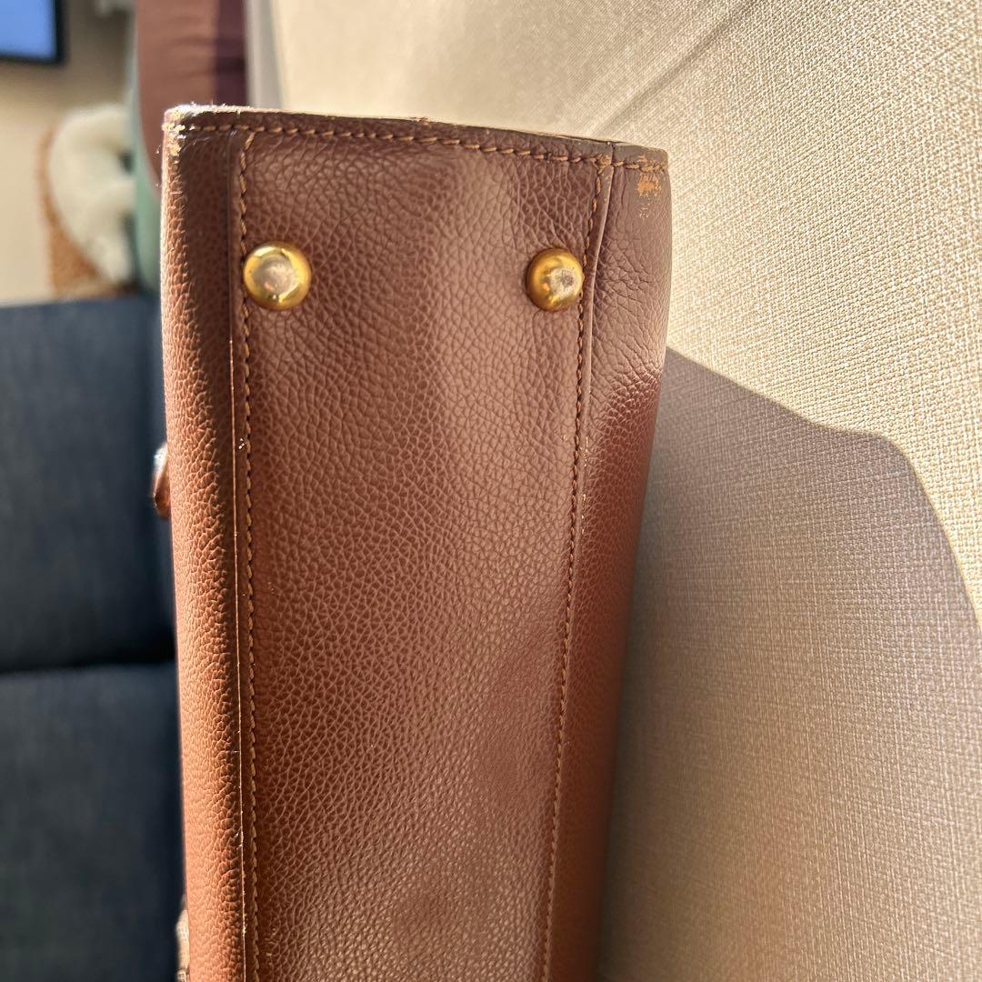 高級　Burberry ビジネスバック　男女共　茶系色