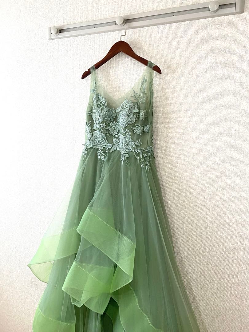THE URBAN BLANCHE カラードレス　CD36 グリーン