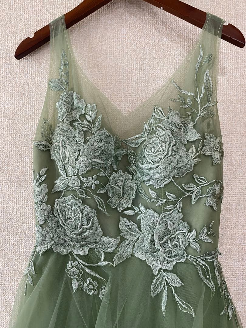 THE URBAN BLANCHE カラードレス　CD36 グリーン