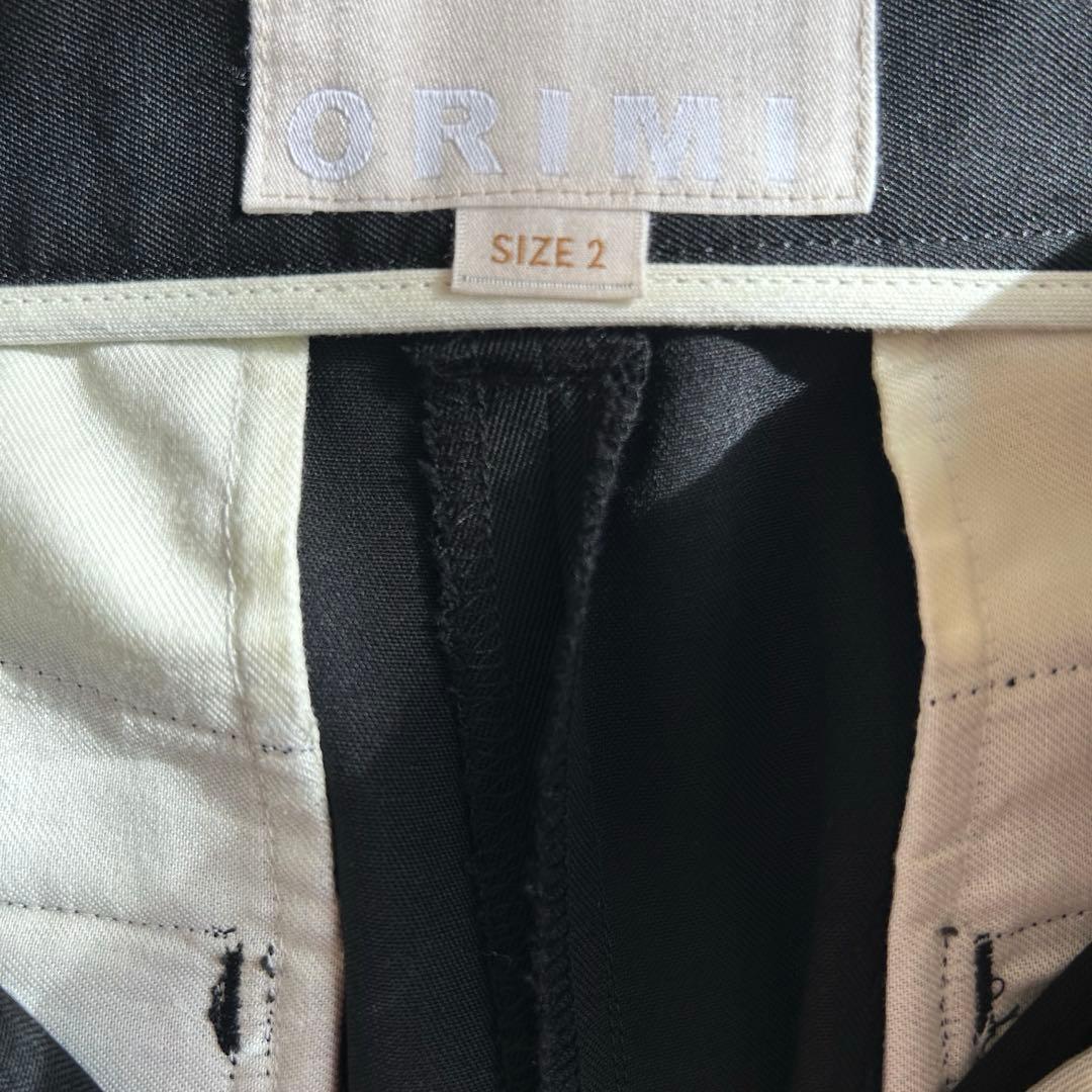 【ORIMI】CROPPED BIG SLACKS