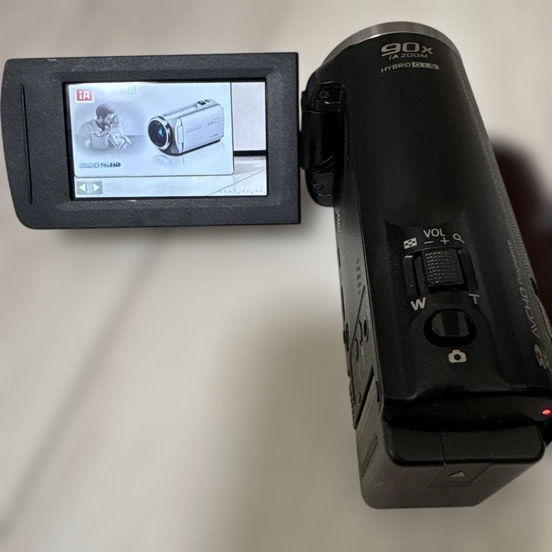 【中古】 Panasonic ビデオカメラ HC-V360MS　ブラック