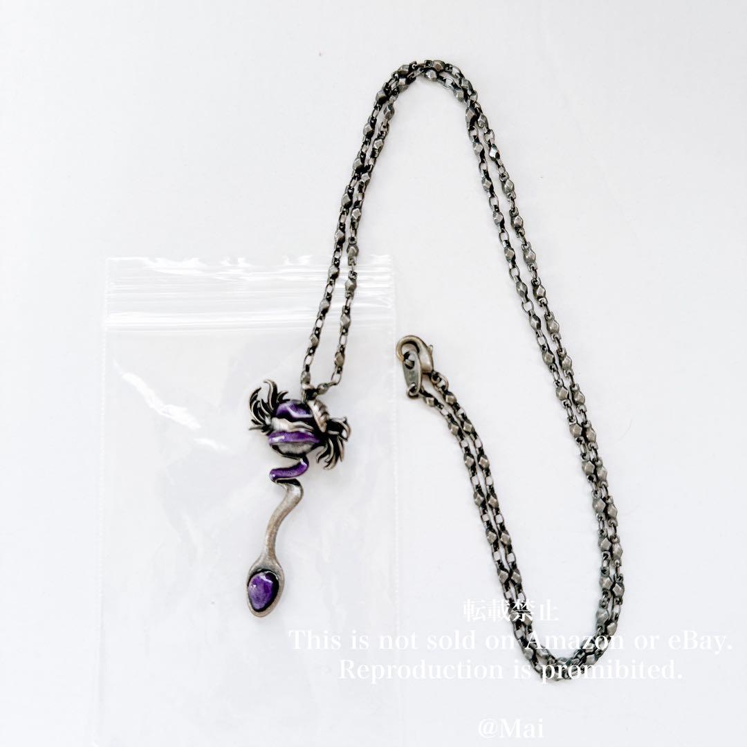 新品 Q-pot. グラブル ベリアル アップルポイズンスプーン ネックレス