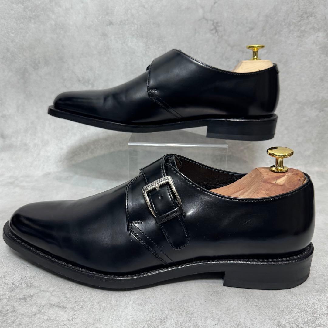 【新品】定価3.3 REGAL リーガル 17BL シングルモンク 革靴