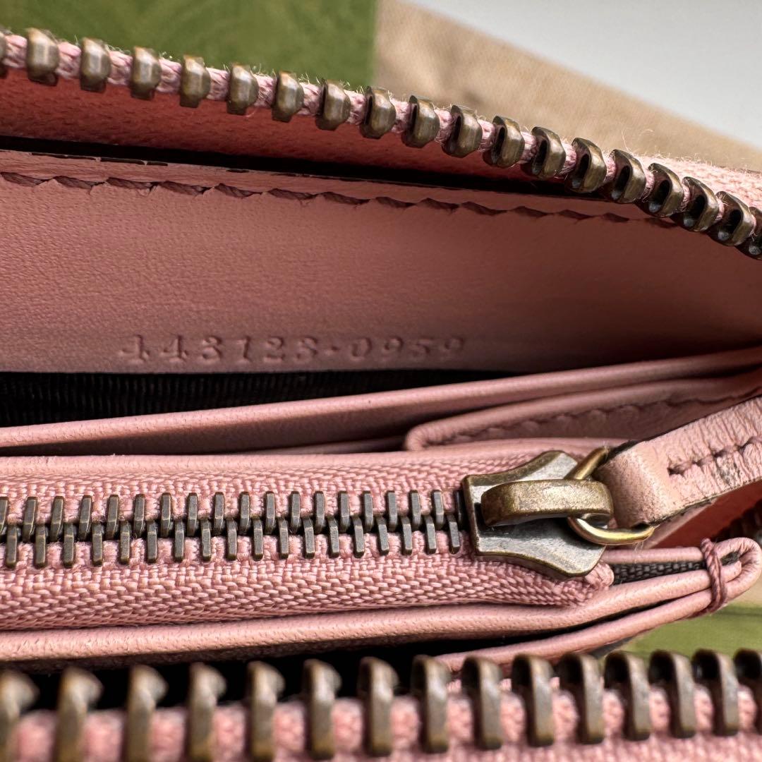 【極上美品】 GUCCI グッチ ラウンドファスナー 長財布 パイソン