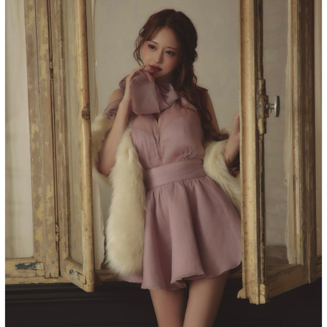 Brille Lune de brille mini dress＊pk M