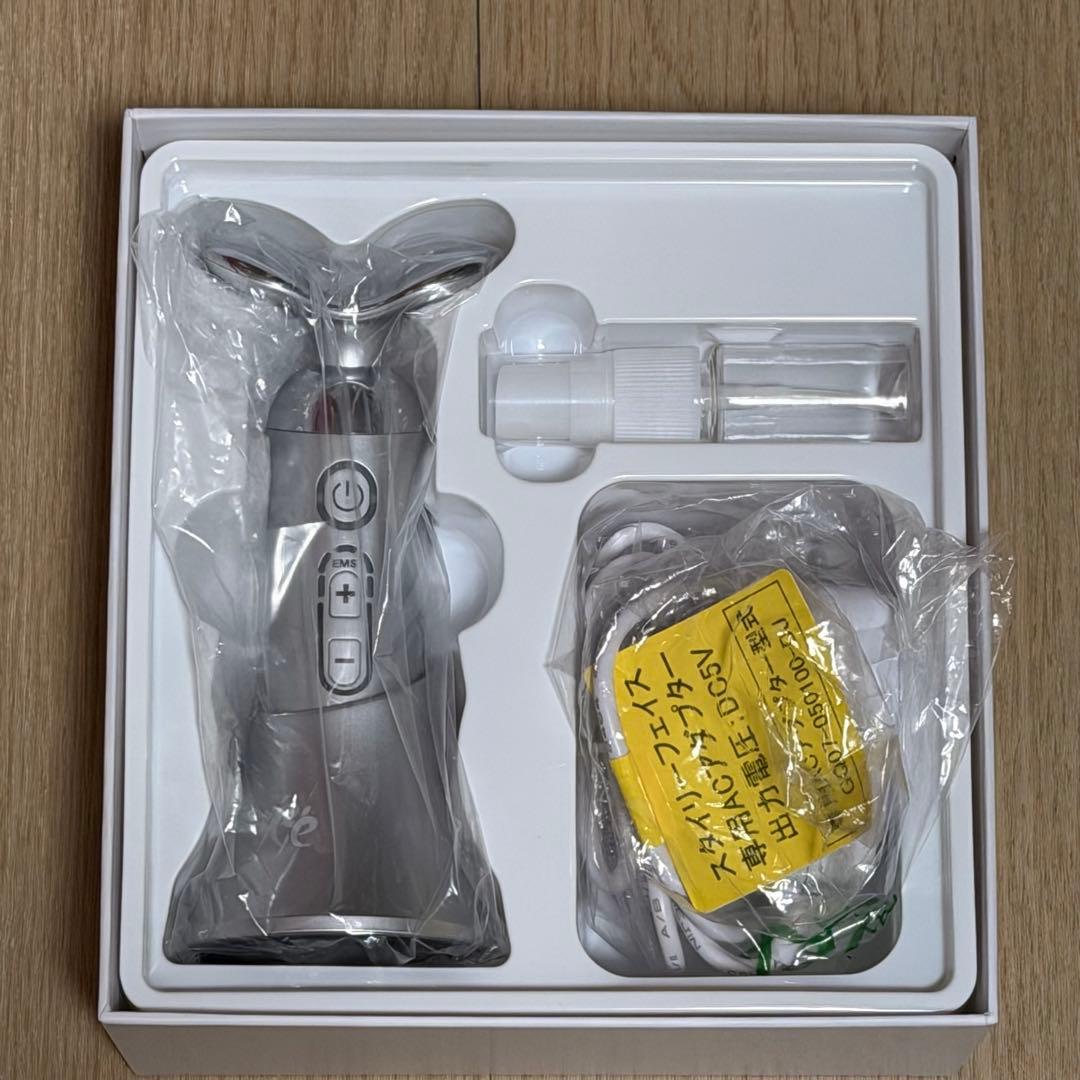 【EMS機能搭載シルバー美顔器】